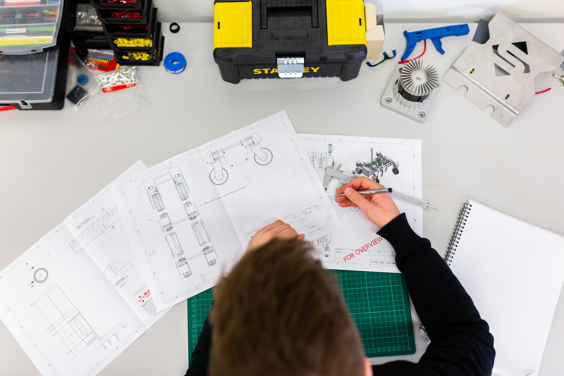Étude de plans techniques et mesure d’une pièce mécanique